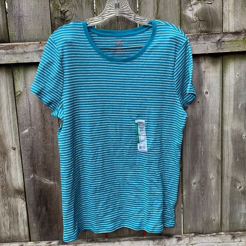 Faded Glory stripped genuine tee sz. XL